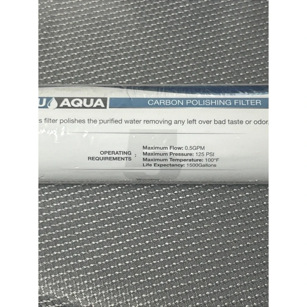 NEW Sealed Nu Aqua Platinum Series Filter Sediment/ Pre Carbon/ Carbon Polishing
